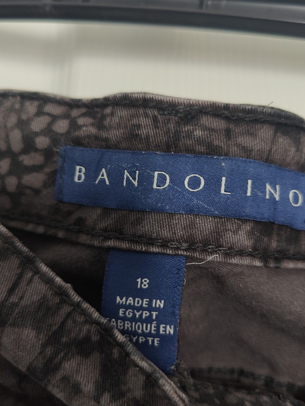 Bandolino Men's Gray Patterned Pants - Gray